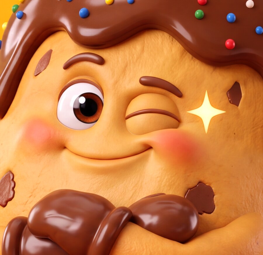 Chocottoy piscando