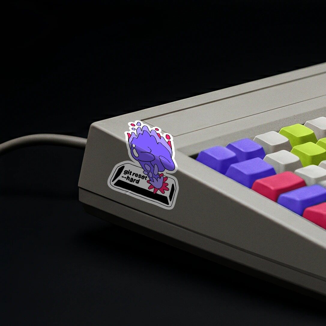 Teclado com sticker