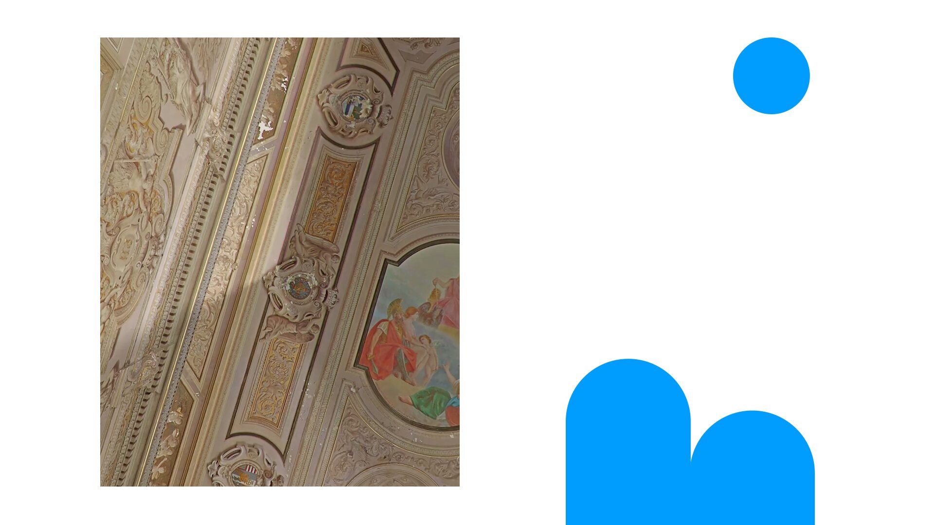 Teto do Museu Nacional em VR